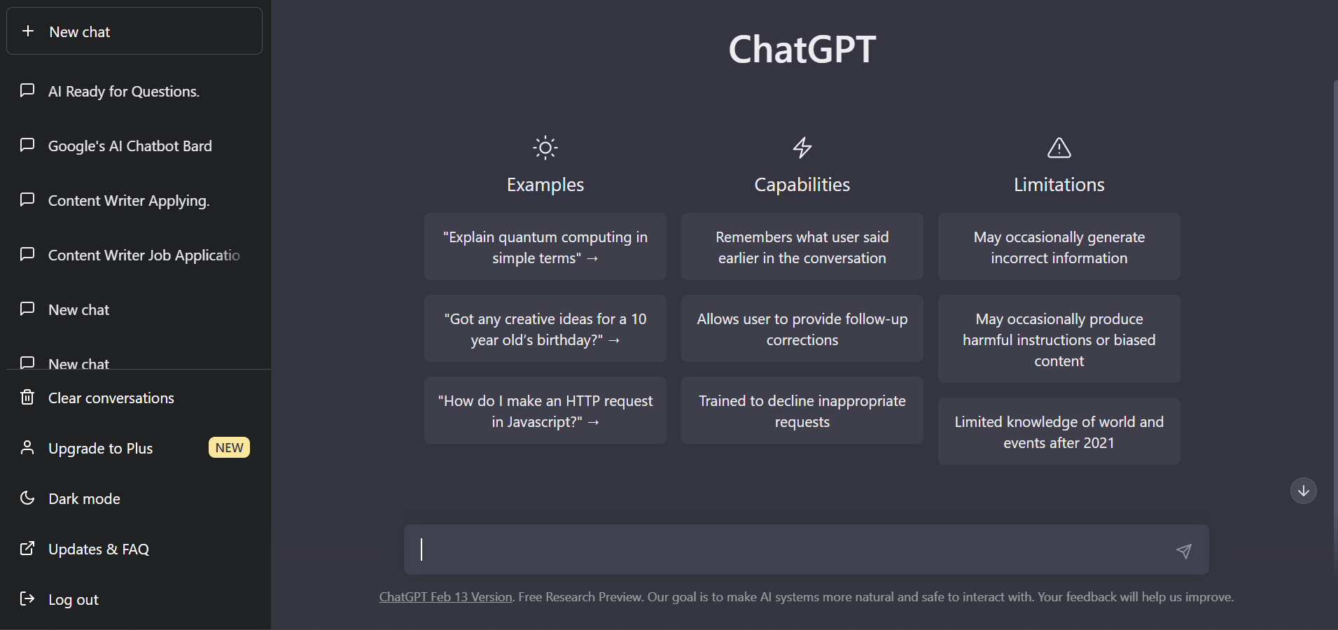 Chatgpt vs